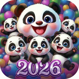 Icône de Tireur de bulles 2 panda